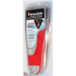 2 PAIRS OF 3M THINSULATE THERMAL INSOLES SIZE 11