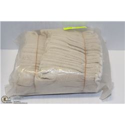 12 PAIRS OF FINGERLESS GLOVE LINERS