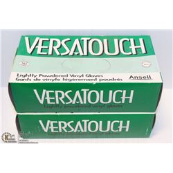 2 BOXES OF VERSA TOUCH LIGHTLY POWDERED XXL GLOVES