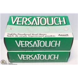 2 BOXES OF VERSA TOUCH LIGHTLY POWDERED XXL GLOVES