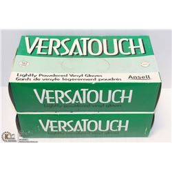 2 BOXES OF VERSA TOUCH LIGHTLY POWDERED XXL GLOVES