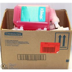 BOX OF KLEENEX GENTLE LOTION 6 BOTTLES IN