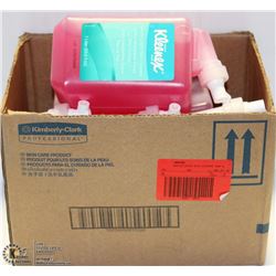 BOX OF KLEENEX GENTLE LOTION 6 BOTTLES IN