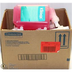 BOX OF KLEENEX GENTLE LOTION 6 BOTTLES IN