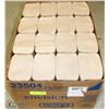 Image 1 : BOX OF 16 PACKS OF BROWN SINGLE FOLD NAPKINS