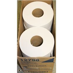 BOX OF 8 ROLLS OF 2 PLY ENVISION TOILET PAPER