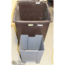 25"X25"X30 BIN WITH SMALLER BIN