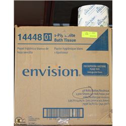 BOX OF 48 ROLLS OF 1 PLY TOILET TISSUE