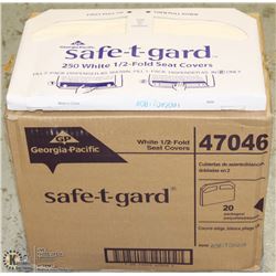 BOX OF 5000 TOILET SEAT COVERS