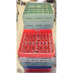 12 ASSORTED 20" DISHWASHER RACKS