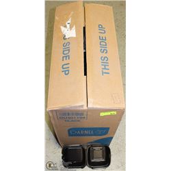 BOX OF 500 DARNEL TAKEAWAY FOLDING LID CONTAINERS