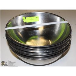LOT OF 10 STAINLESS 10" BOWLS