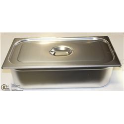ME#10 S/S FOOD PAN FULL  SIZE 6" WITH LID