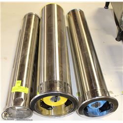 LOT OF 3 CUP SLEEVES, SMALL, MEDIUM, LARGE