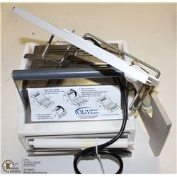 OLIVER PACKAGE HEAT SEALER WITH 2 TRAY CARRIERS