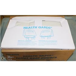 CASE OF HEALTHGARD TOILET SEAT COVERS