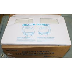 CASE OF HEALTHGARD TOILET SEAT COVERS