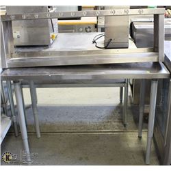 PREP TABLE WITH SERVING STATION