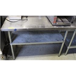 STAINLESS STEEL PREP TABLE 30X48X34