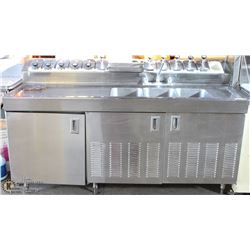 6FT X 2FT 8 INCH ICE CREAM TOPPING STATION