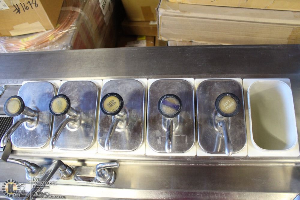 6FT X 2FT 8 INCH ICE CREAM TOPPING STATION