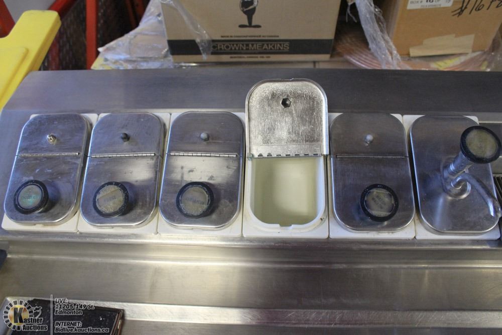 6FT X 2FT 8 INCH ICE CREAM TOPPING STATION