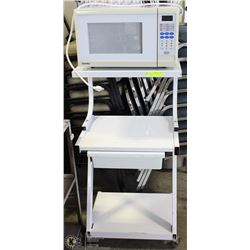 MICROWAVE WITH MICROWAVE  STAND