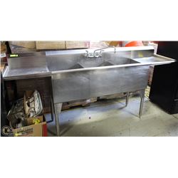 METAL TECH INDUSTRIES INDUSTRIAL SINK WITH TAPS