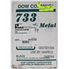 Image 1 : CASE OF 12 BLACK COLOR GLASS AND METAL SEALANT