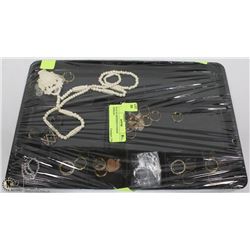 FLAT OF DIFFERENT FASHION JEWELRY