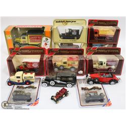 BOX OF 12 ASSORTED DIE CAST INCL MATCHBOX