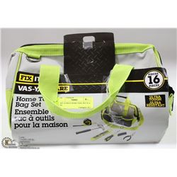 FIXIT 16 PIECE HOME TOOL SET IN A BAG
