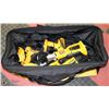 Image 1 : DEWALT DUFFLEBAG WITH ASSORTED DEWALT POWER TOOLS