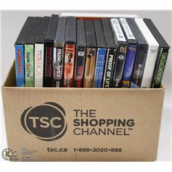 BOX OF DVDS INCL CADDY SHACK, ROCKY HORROR PICTURE