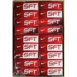 FLAT OF WITH NIKE SFT RECLAIMED GOLF BALLS