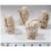 Image 1 : FOUR VINTAGE CHINESE FIGURINES: BUDDHA FERTILITY,