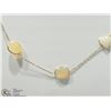 Image 2 : #5-14K YELLOW GOLD OPAL NECKLACE