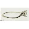 Image 3 : #13-14K WHITE GOLD DIAMOND RING SIZE 6
