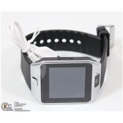 NEW BLACK AND ST STEEL BLUETOOTH SMARTWATCH WITH