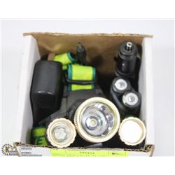 6000 LUMEN TACTICAL LED HEADLAMP WITH LI-ION