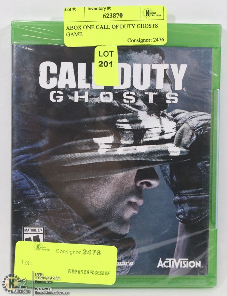 XBOX ONE CALL OF DUTY GHOSTS GAME