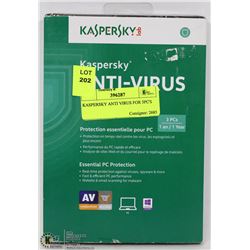 KASPERSKY ANTI VIRUS FOR 3PC'S