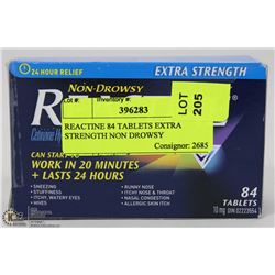 REACTINE 84 TABLETS EXTRA STRENGTH NON DROWSY