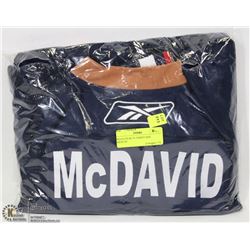 MCDAVID BLUE OILERS JERSEY SIZE MEDIUM