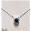 Image 1 : #31-14K WHITE GOLD DIAMOND PENDANT/NECKLACE