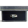 Image 3 : #33-10K YELLOW GOLD BLUE DIAMOND RING SIZE 7.5