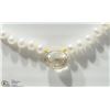 Image 2 : #40-10K YELLOW GOLD MORGANITE & PEARL NECKLACE