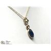 Image 2 : #45-14K YELLOW GOLD S & DI PENDANT/NECKLACE