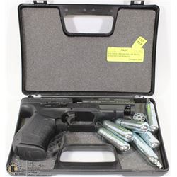 WALTHER CP99 AIR PELLET PISTOL WITH CO2 CARTRIDGES