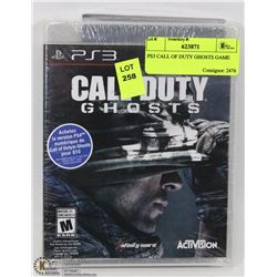 PS3 CALL OF DUTY GHOSTS GAME